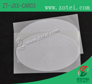 ZT-JXX-CAR03 (Oval windshield tags)