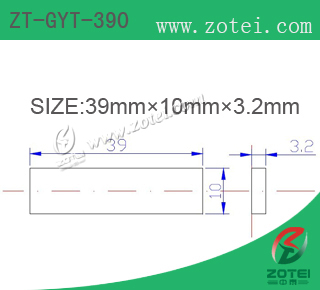 UHF PCB RFID metal tag:ZT-GYT-390