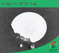 Fragile RFID tag