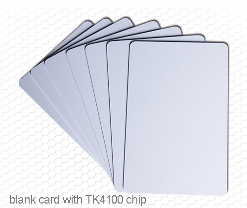 blank card with chip