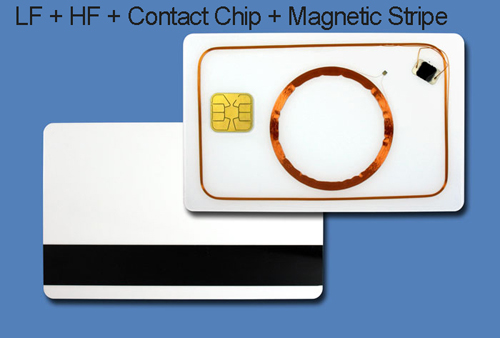dual-frequency RFID card / composite IC card