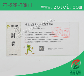 RFID single ticket