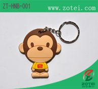 soft PVC key tag (Monkey)