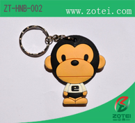soft PVC key tag (Monkey)