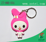 soft PVC key tag (Rabbit)