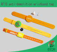RFID anti-demolition wristband