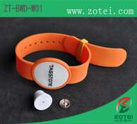 RFID two chips Soft PVC wristband