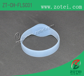 RFID oval Luminous Silicone Wristband