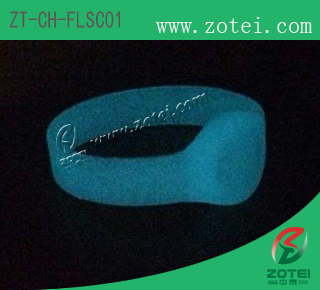 RFID oval Luminous Silicone Wristband