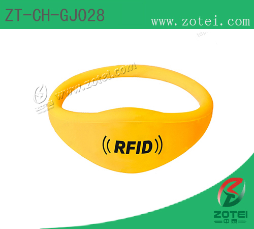 Bold Oblate RFID Silicone Wristband