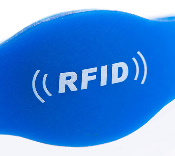 RFID oval silicone wristband