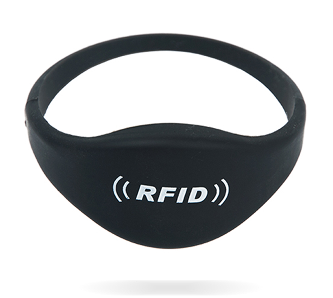 Oblate RFID Silicone Wristband