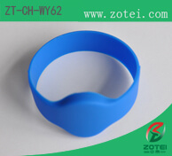 RFID round silicone wristband 