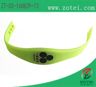 RFID silicone wristband(Concave-convex button)