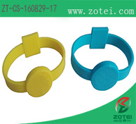 RFID dual-ended silicone wristband