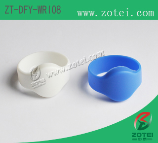 RFID round silicone wristband