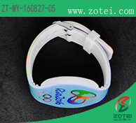 RFID silicone wristband (watch band clasps)