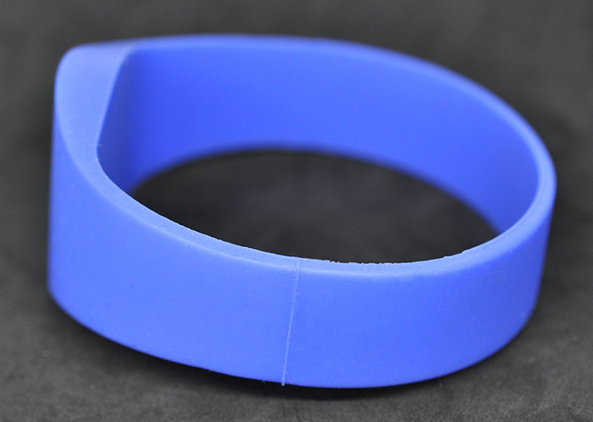 Large Oval RFID Silicone Wristband