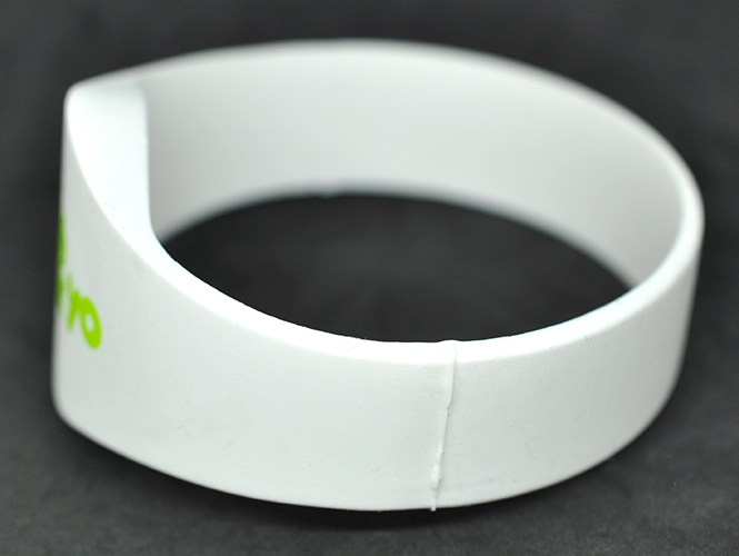 Large Oval RFID Silicone Wristband