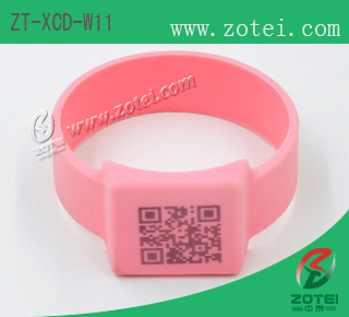 RFID square silicone wristband