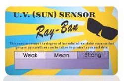 U.V.sensor card