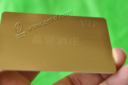 Wire drawing gold card